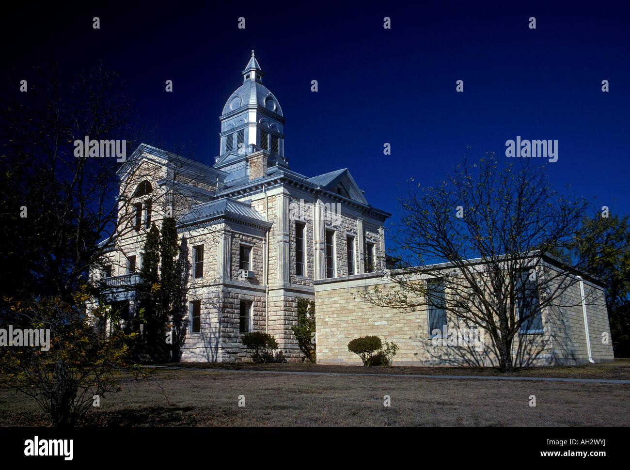 Bandera County Courthouse, Bandera, County Courthouse, Bandera, Texas, Stati Uniti, America del Nord Foto Stock