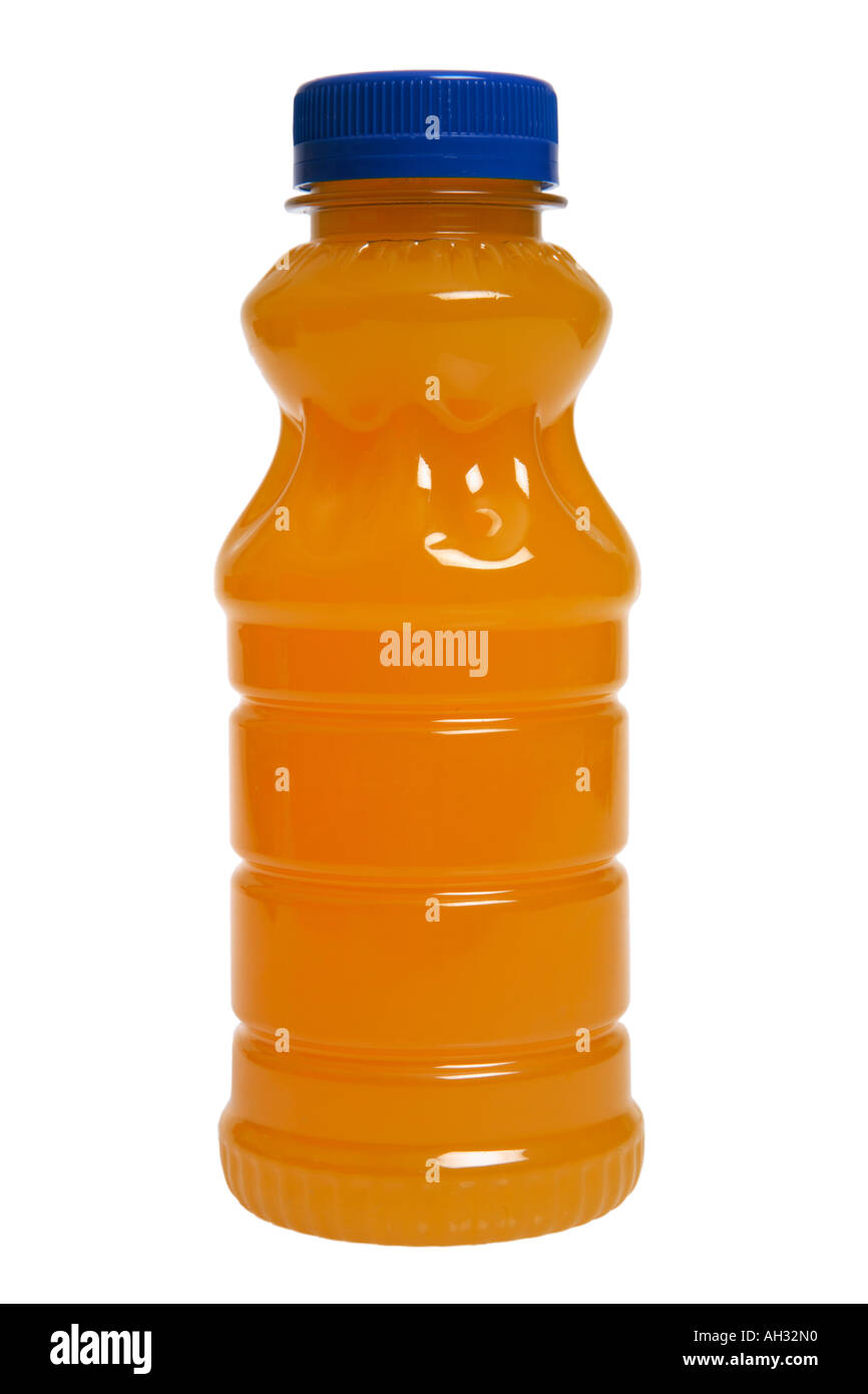 Bottiglia di succo di arancia Foto Stock