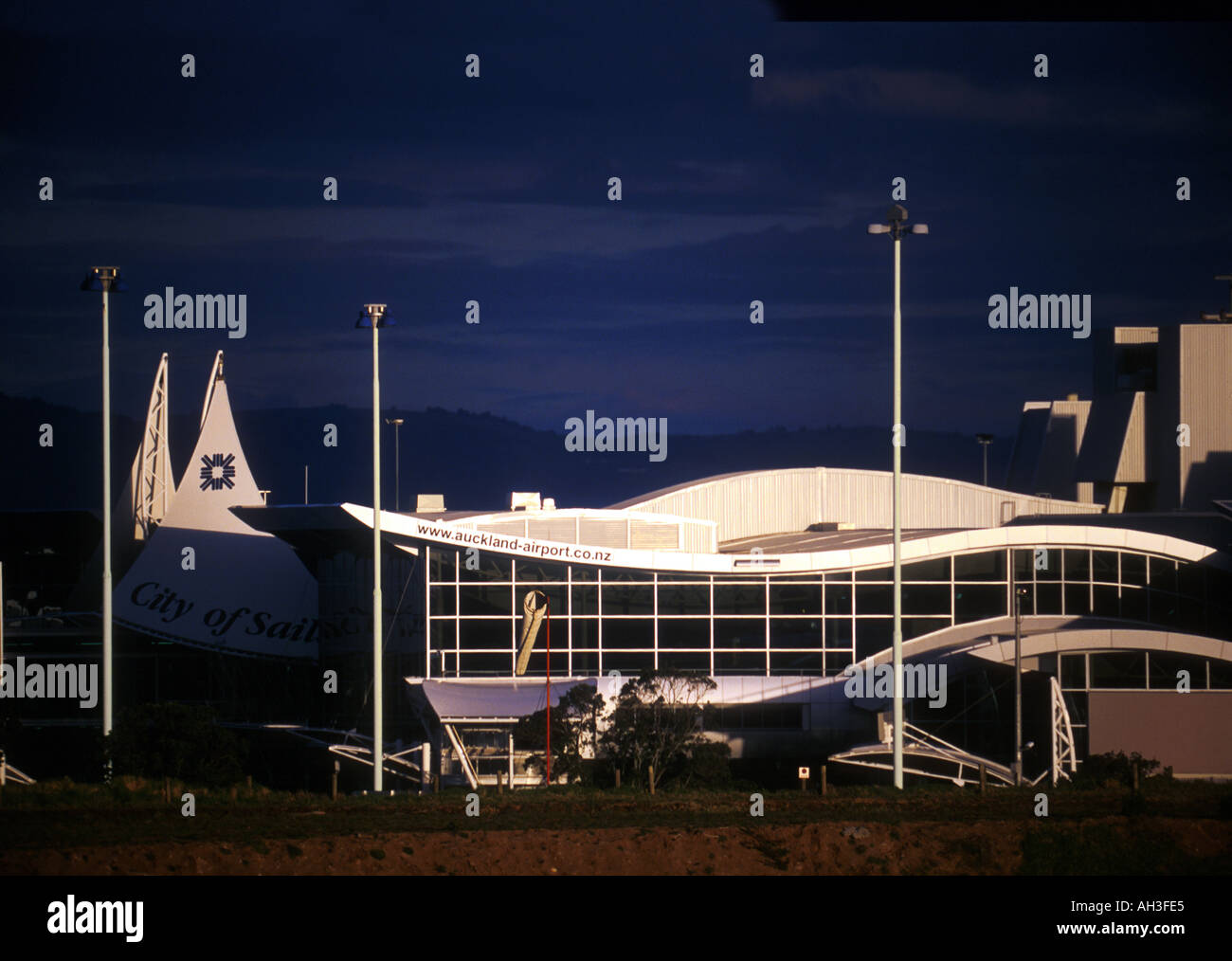 Jean Batten International Airport Foto Stock