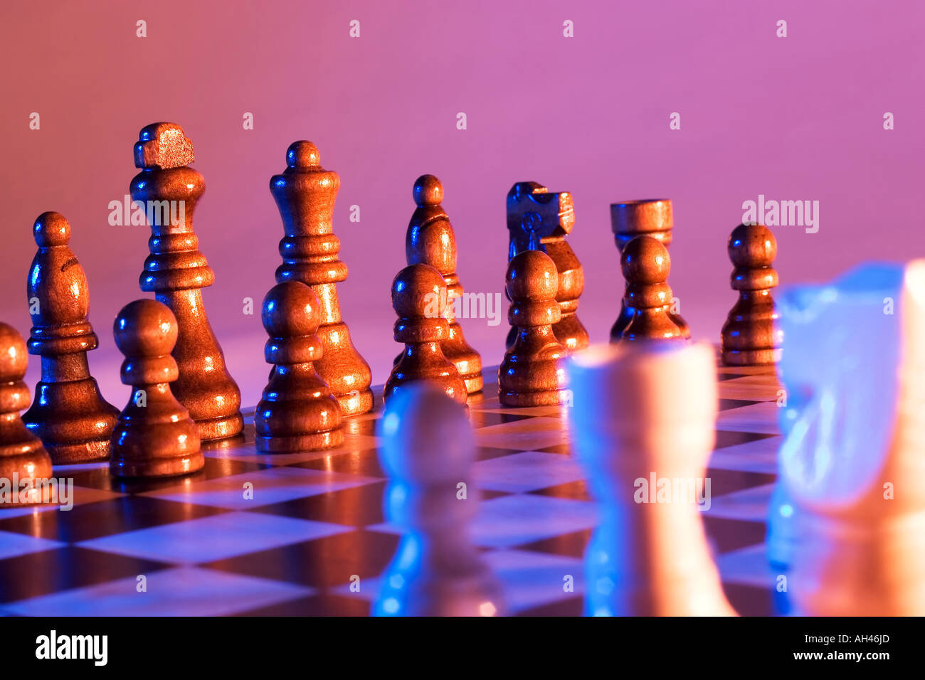 Scacchi Foto Stock