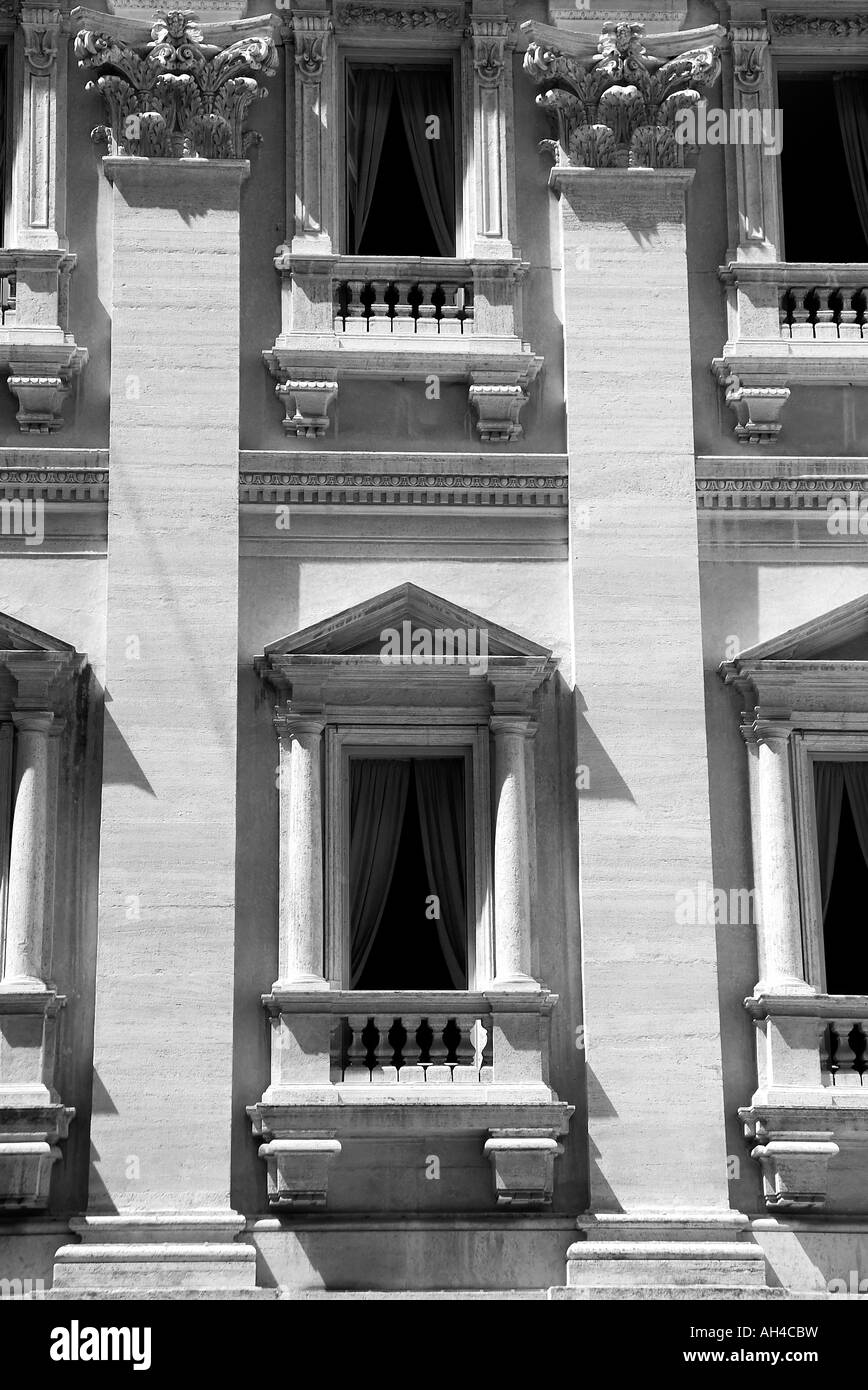 Roma Fontana di Trevi architettura Foto Stock
