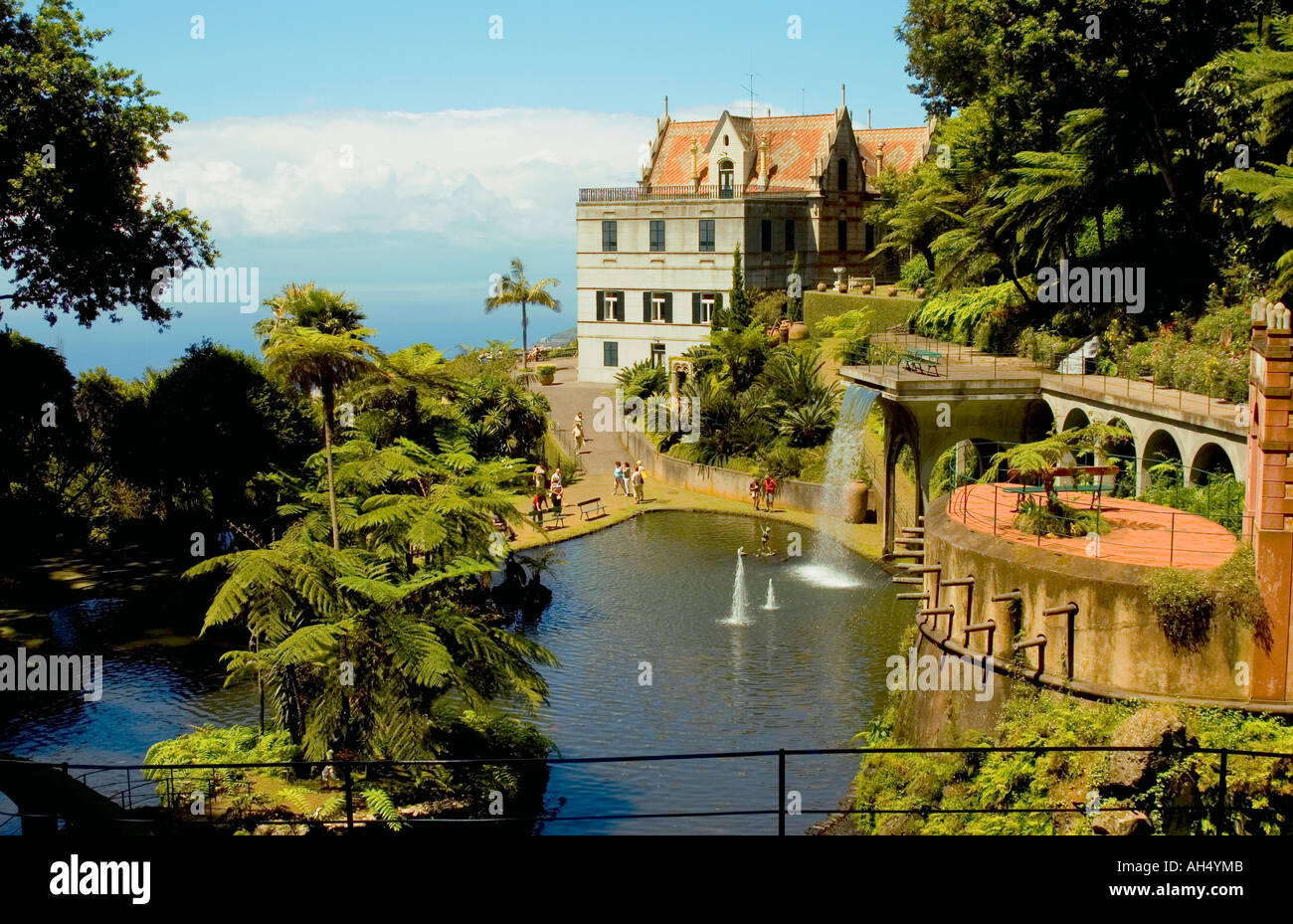 Madeira Giardino Botanico Foto Stock