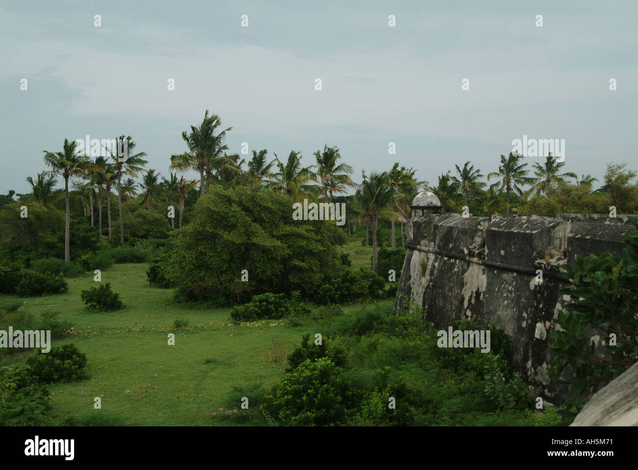 Sao Joao portoghese a forma di stella fort costruito nel XVIII secolo. Ibo Island, Quirimbas arcipelago, Mozambico, Sud Africa Foto Stock