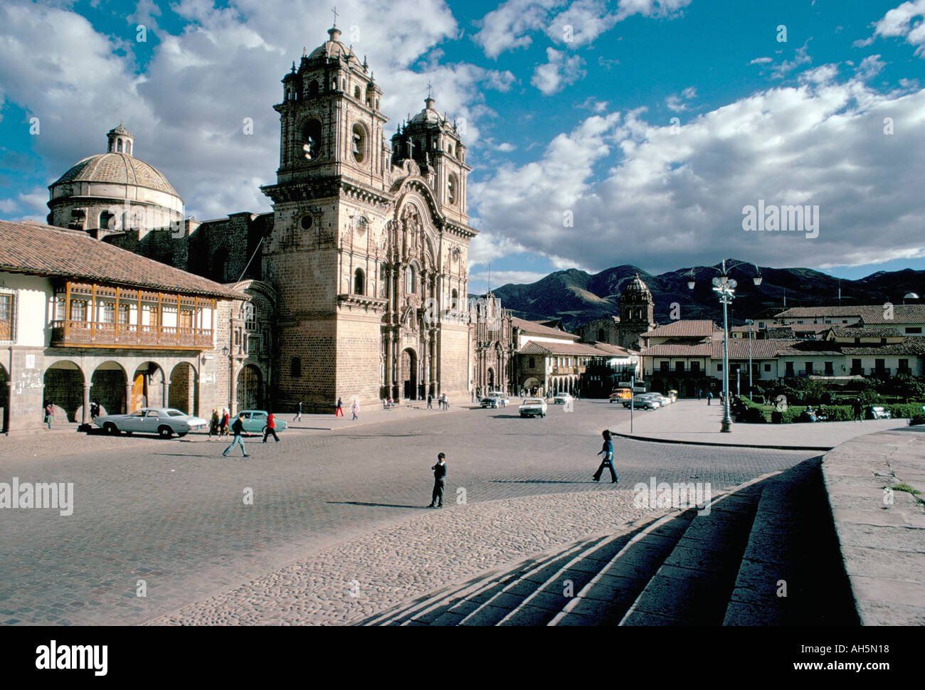 Inizio del XVII secolo cattedrale Cuzco UNESCO World Heritage Site Perù Sud America Foto Stock