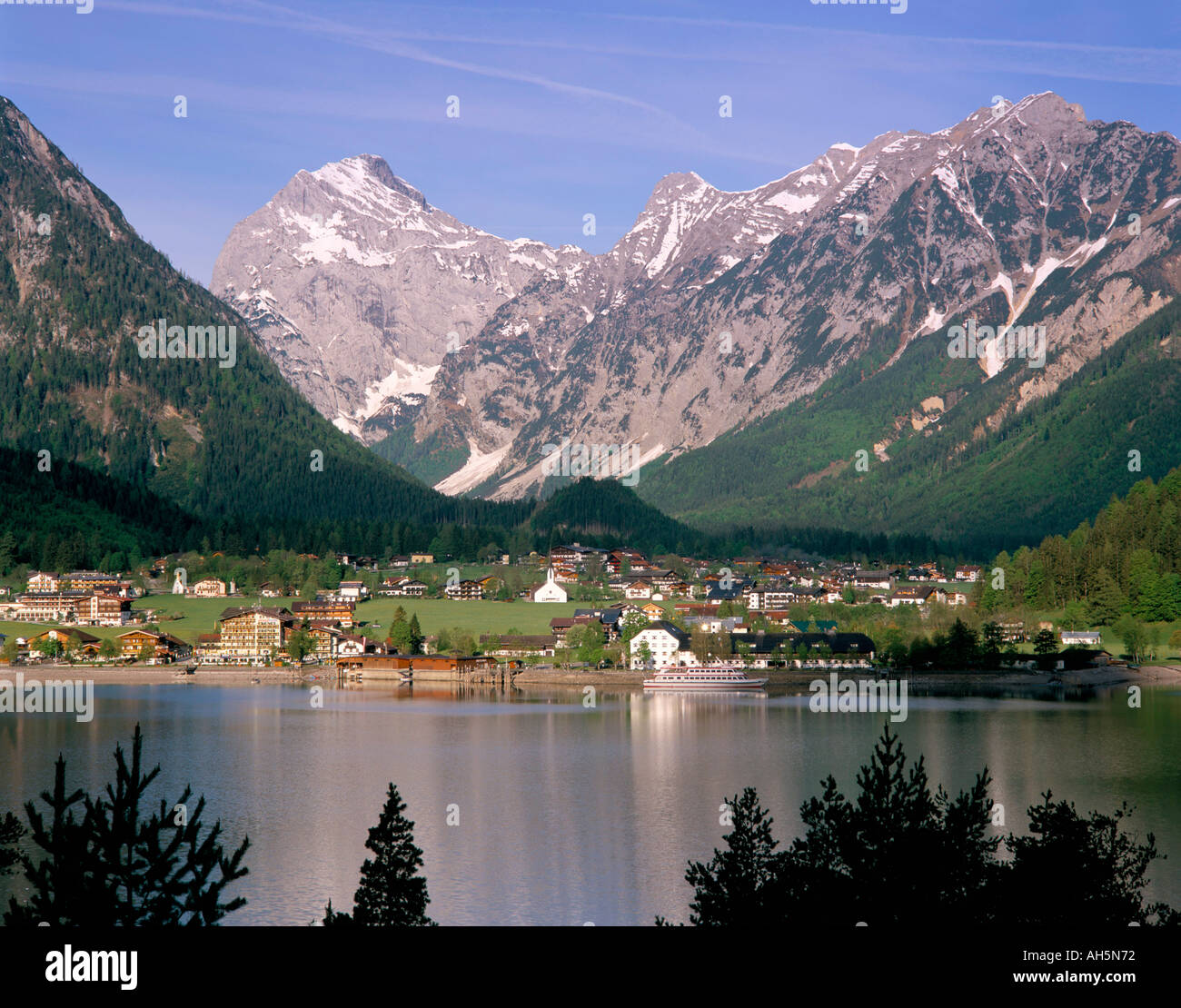 Il lago Achensee Pertisau Tirolo Tirolo Austria Europa Foto Stock