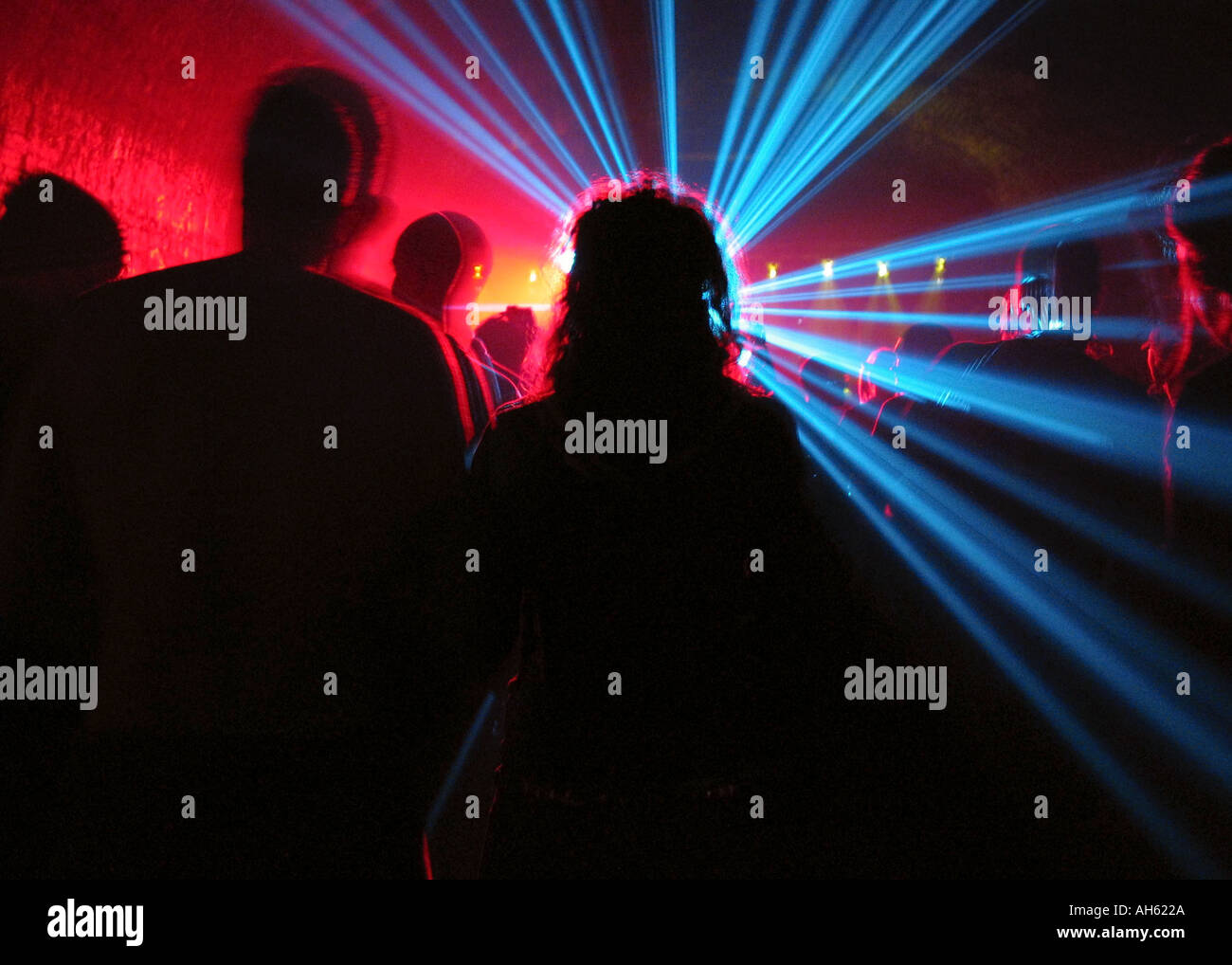 Rave illegali Londra Inghilterra Gran Bretagna REGNO UNITO Foto Stock