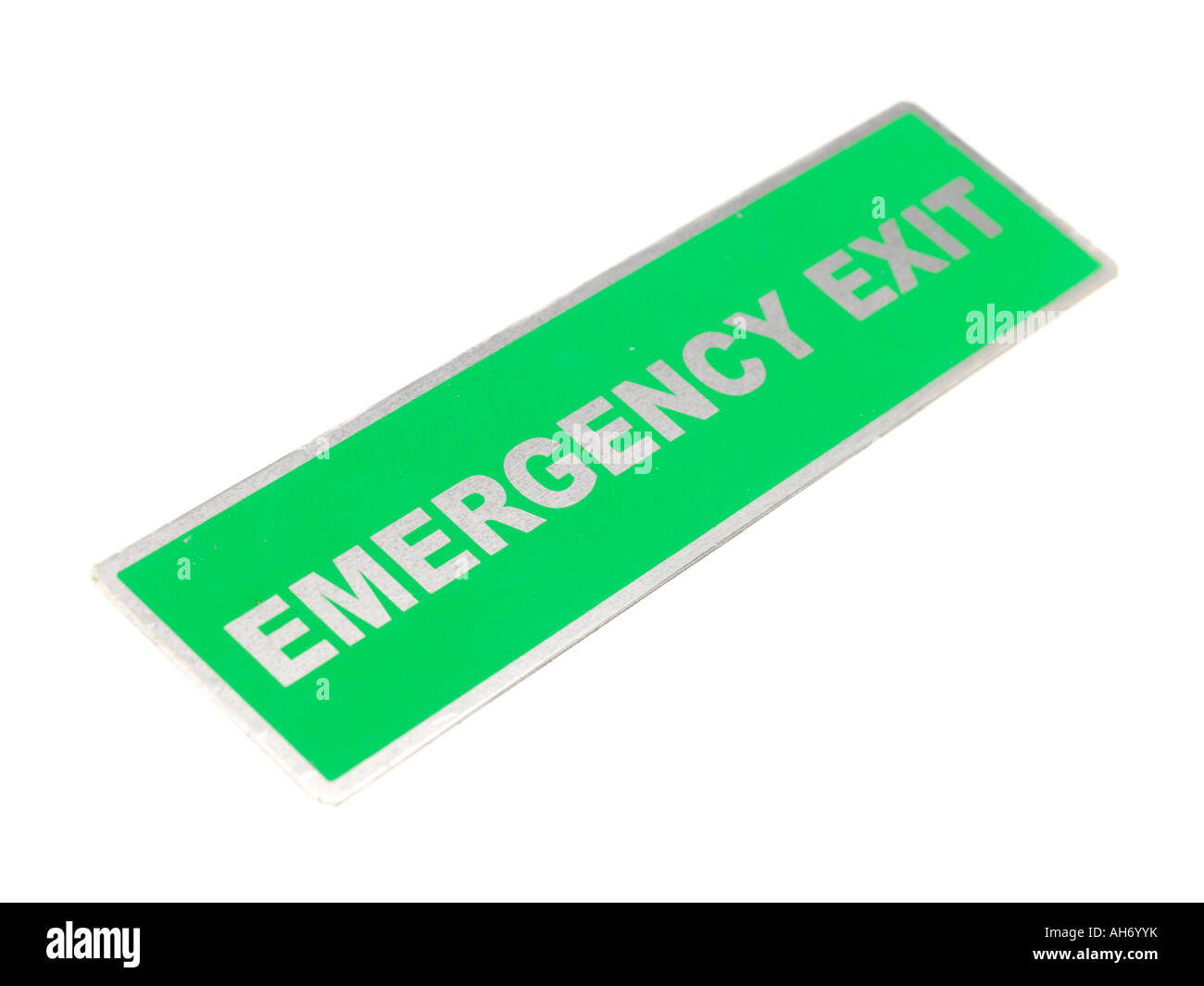 Vsafety 14004bj-s cartello uscita antincendio, freccia verso destra, vinile autoadesivo, paesaggio, 450 mm x 150 mm, colore: verde | Leroy Merlin