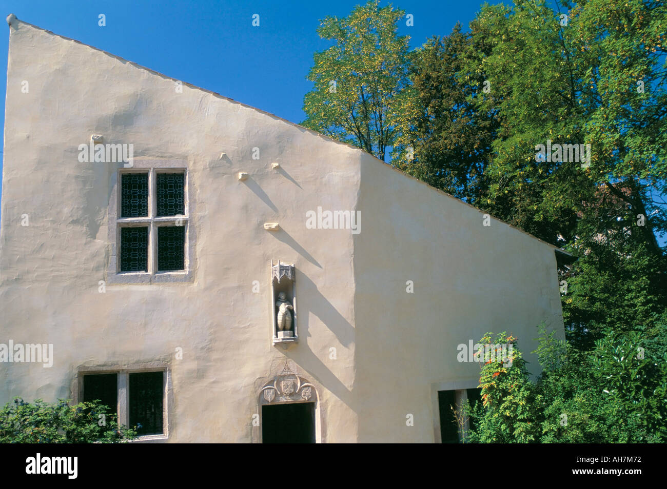 Casa dove Jeanne d Arc Giovanna d Arco era nato il villaggio di Domremy la Pucelle Vosges Lorraine Francia Europa Foto Stock
