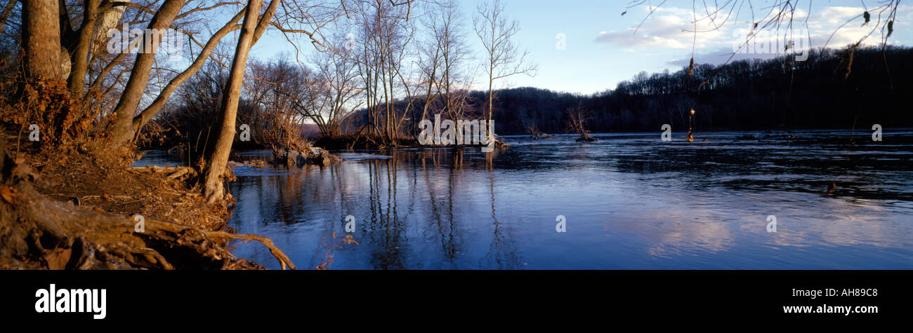 Potomac River vicino Cabin John Maryland USA Foto Stock