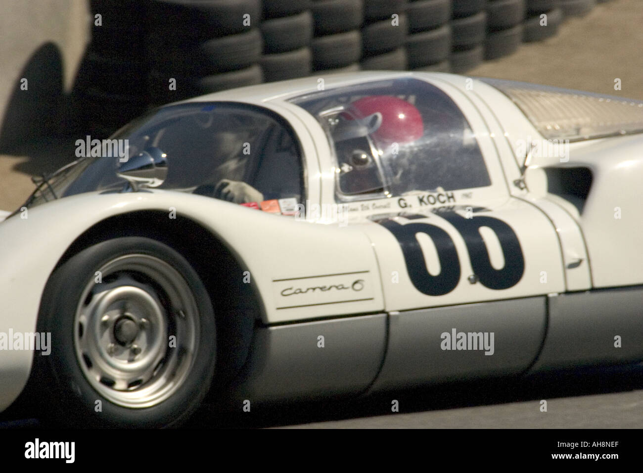 1966 Porsche 906 Monterey Historic gare automobilistiche Foto Stock