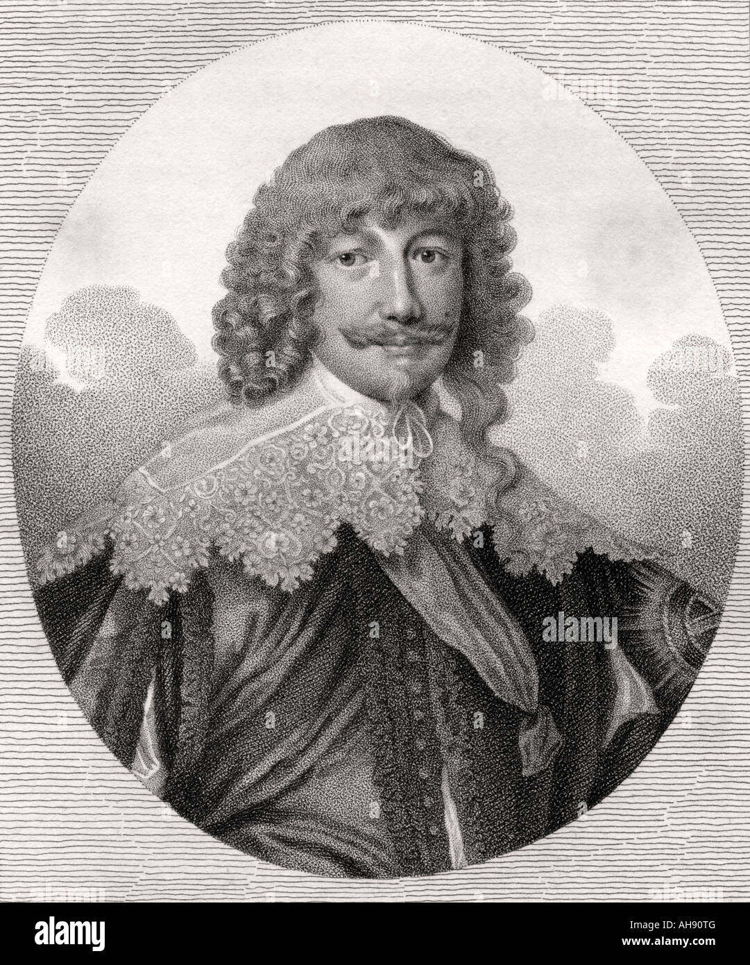 William Cavendish, i duca di Newcastle, 1593 - 1676. Inglese Royalist comandante, cortigiano e sostenitore delle arti Foto Stock