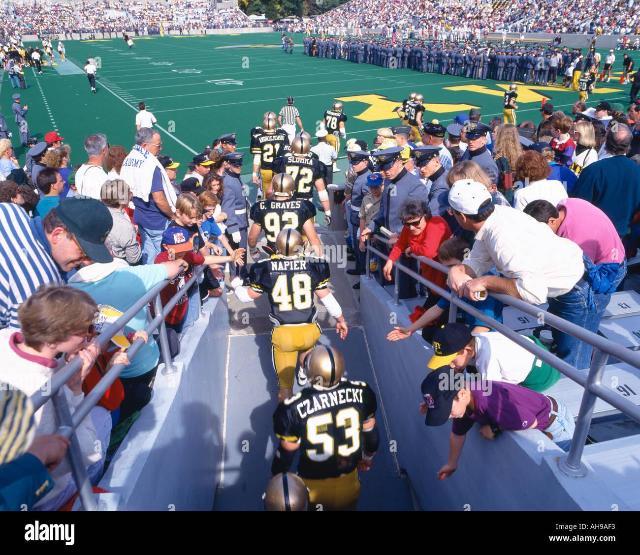 Michie Stadium a West Point esercito v Lafayette New York Foto Stock