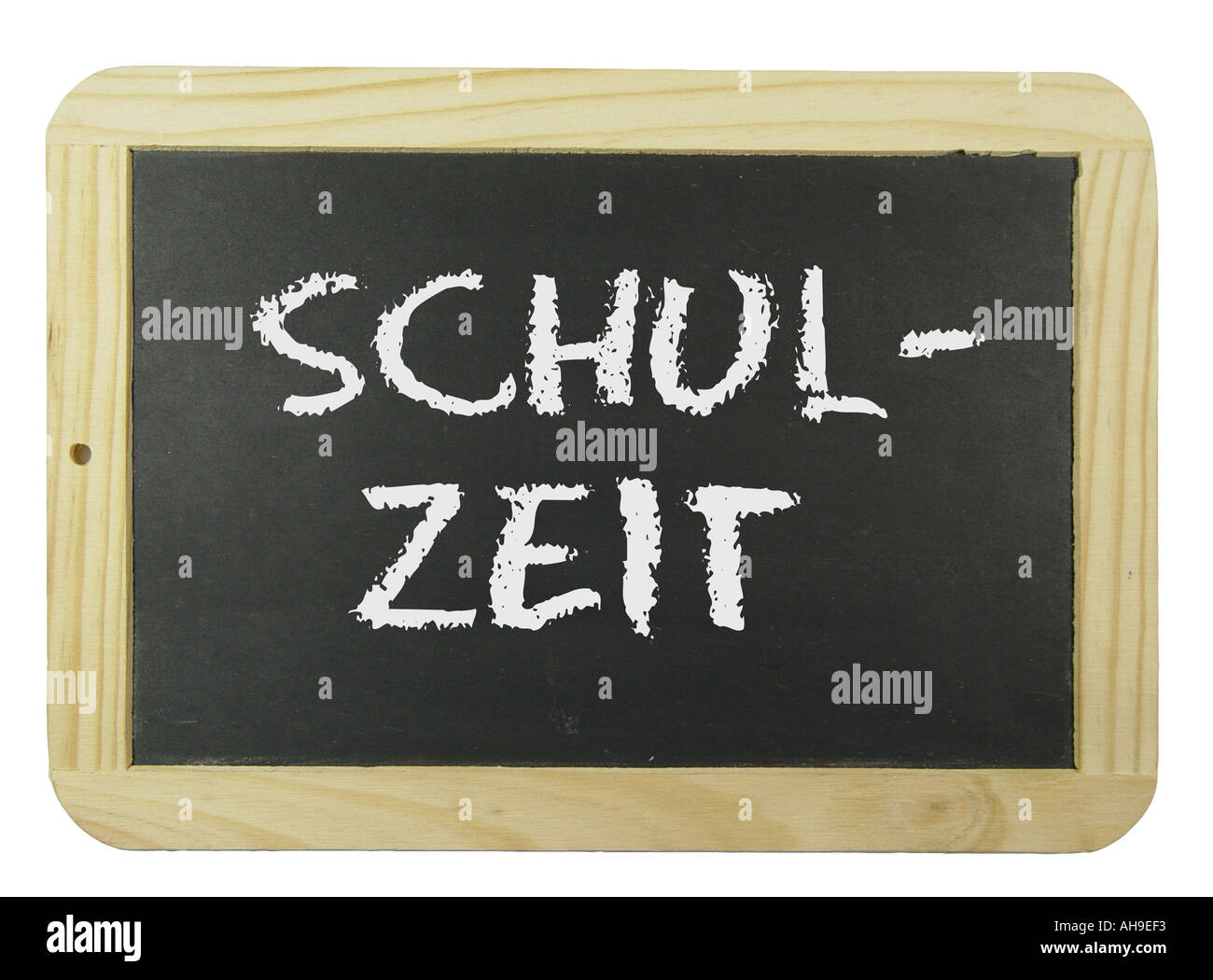 Chalk scheda con l'etichetta dei giorni di scuola simbolo per l apprendimento scolastico e istruzione Foto Stock