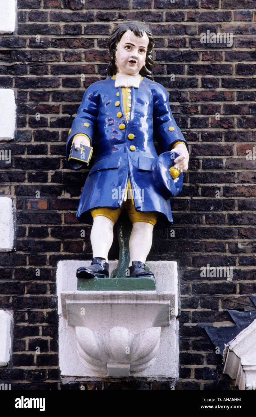 Hatton Garden Londra carità bambino Foto Stock