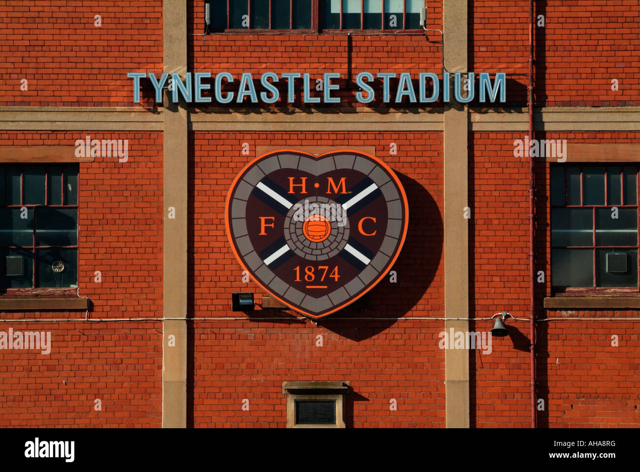 Tynecastle Stadium casa del cuore di Midlothian Football Club Foto Stock