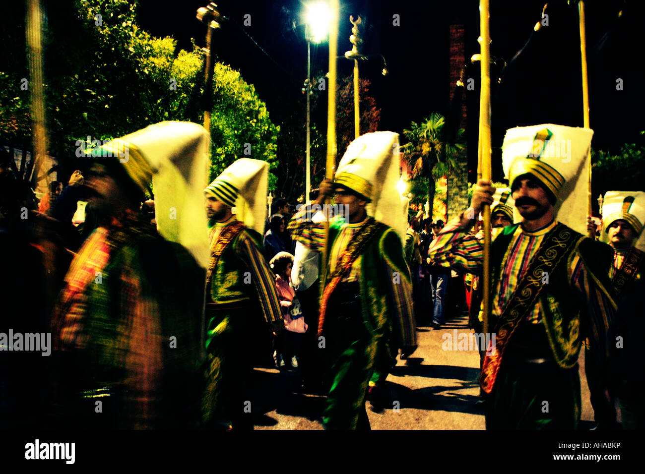 Ottomano banda militare, Turchia Foto Stock