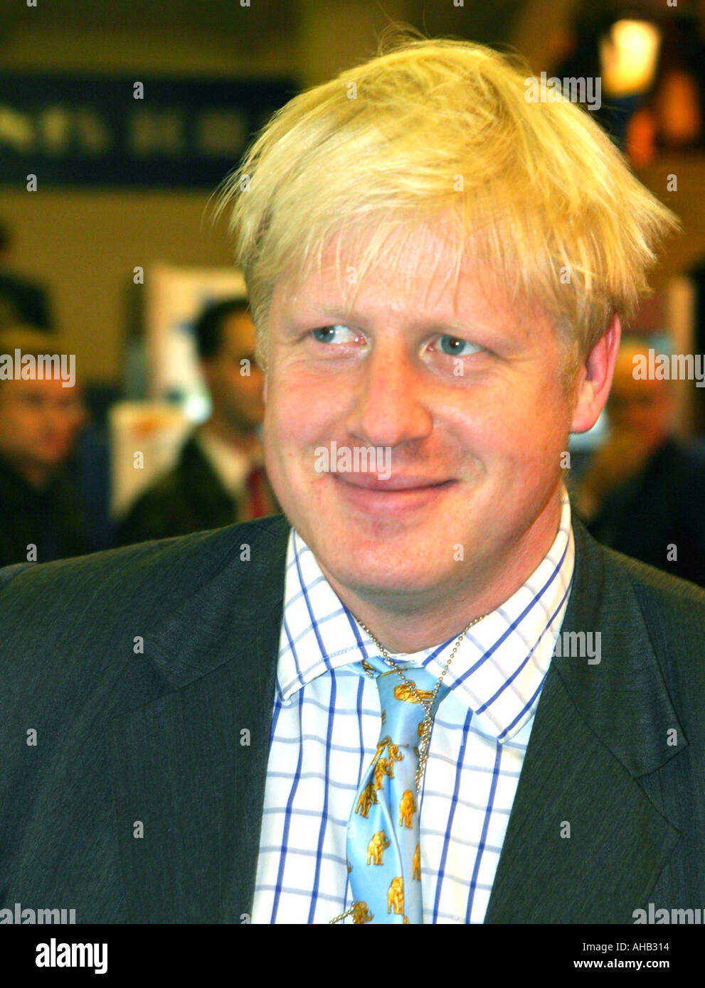 Boris johnson mp conservatore ritratto Foto Stock