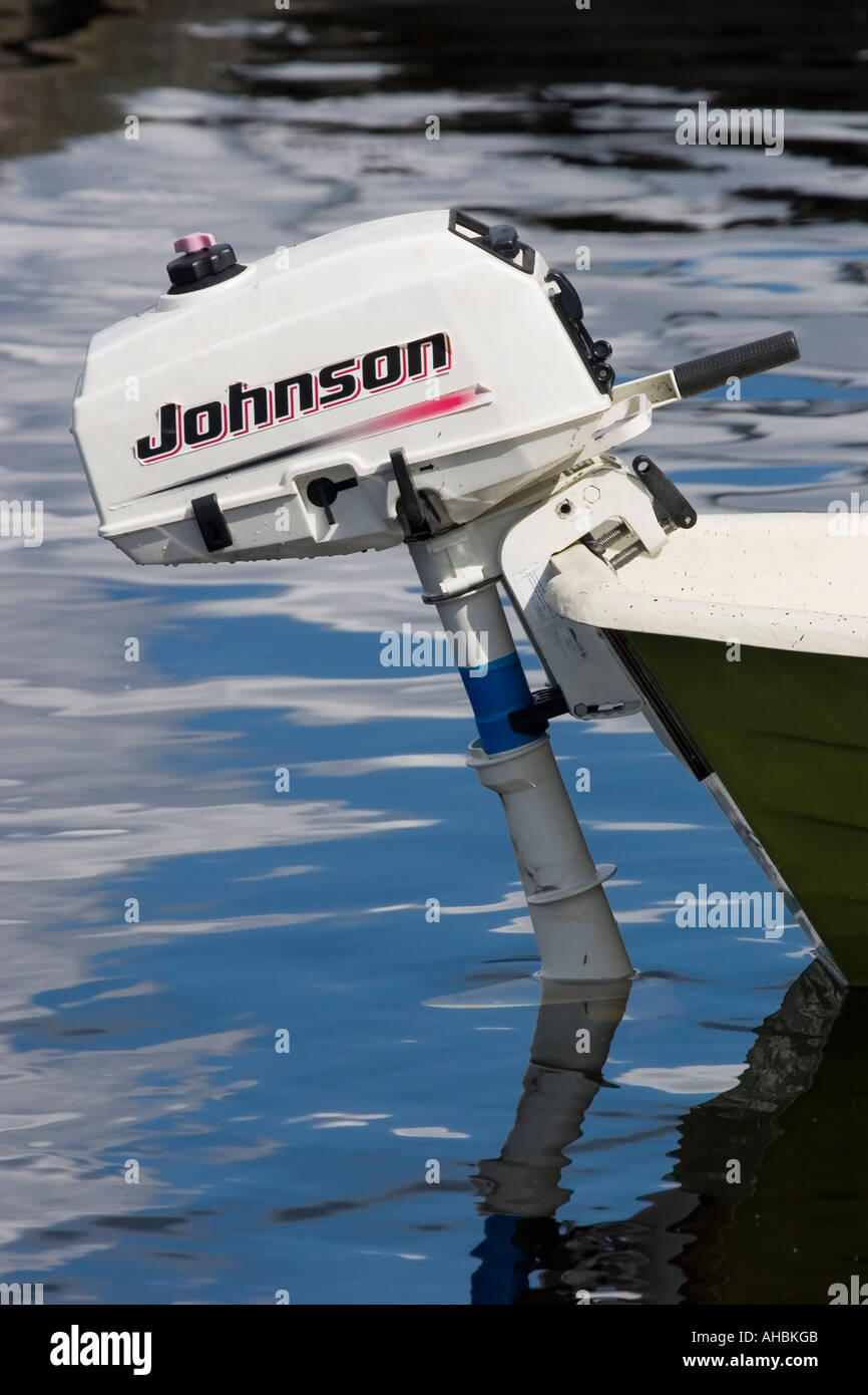 Johnson motore fuoribordo 3.5 hp Foto stock - Alamy