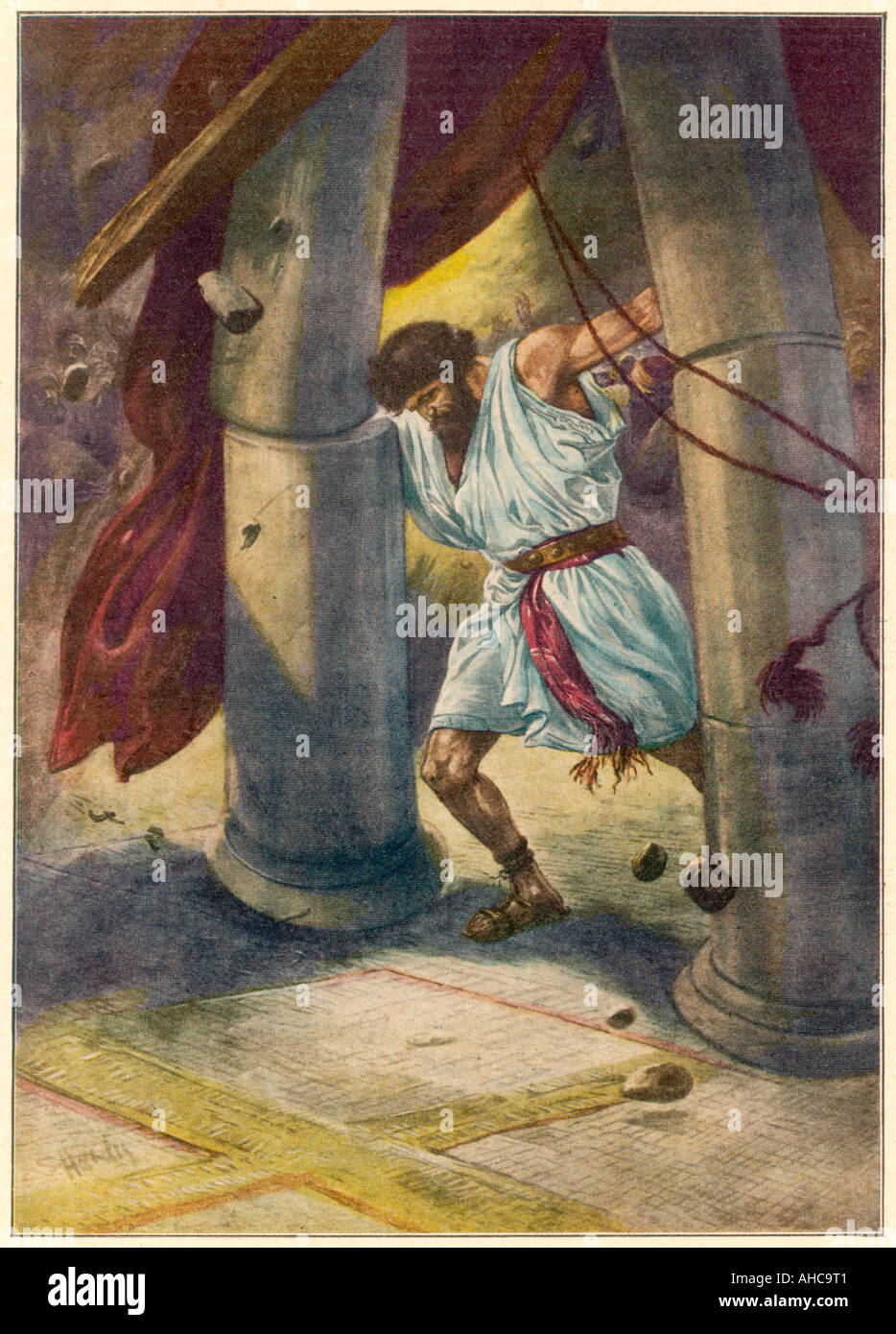 Muoia Sansone Con Tutti I Filistei Bibbia