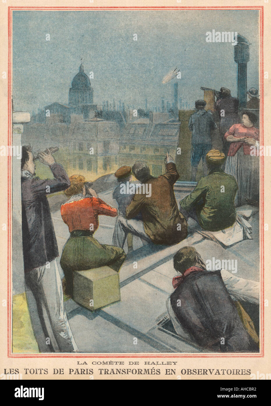 Cometa di Halley Foto Stock