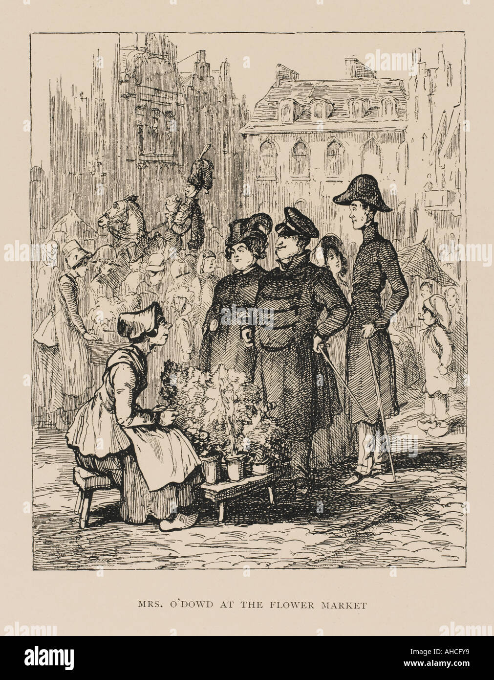 Vanity Fair Flower Markt Foto Stock