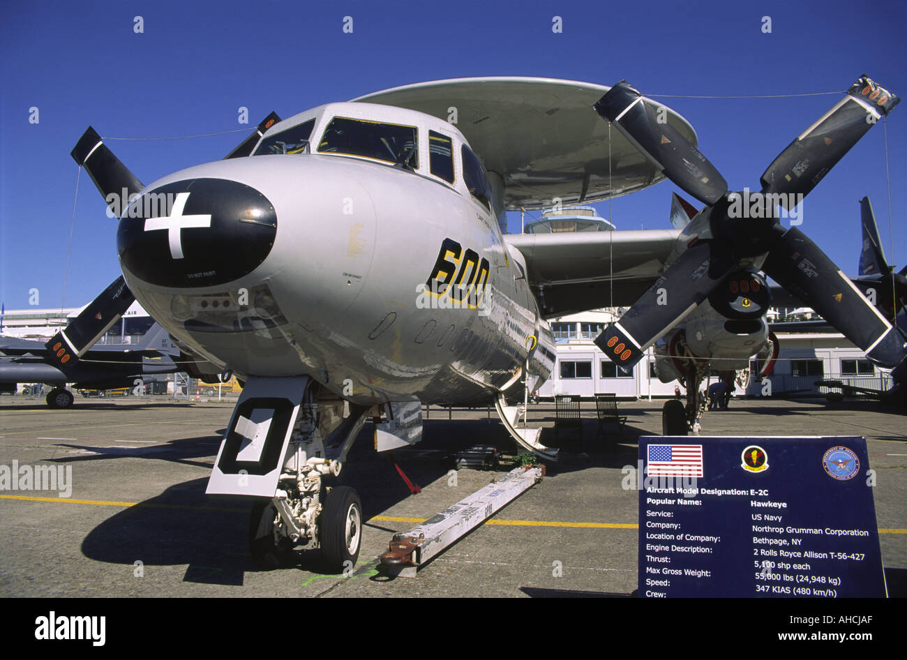 Grumman E2C Hawkeye Foto Stock