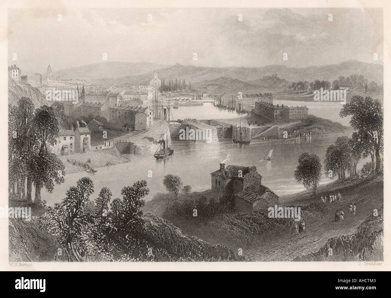 Bristol Rownham Ferry Foto Stock