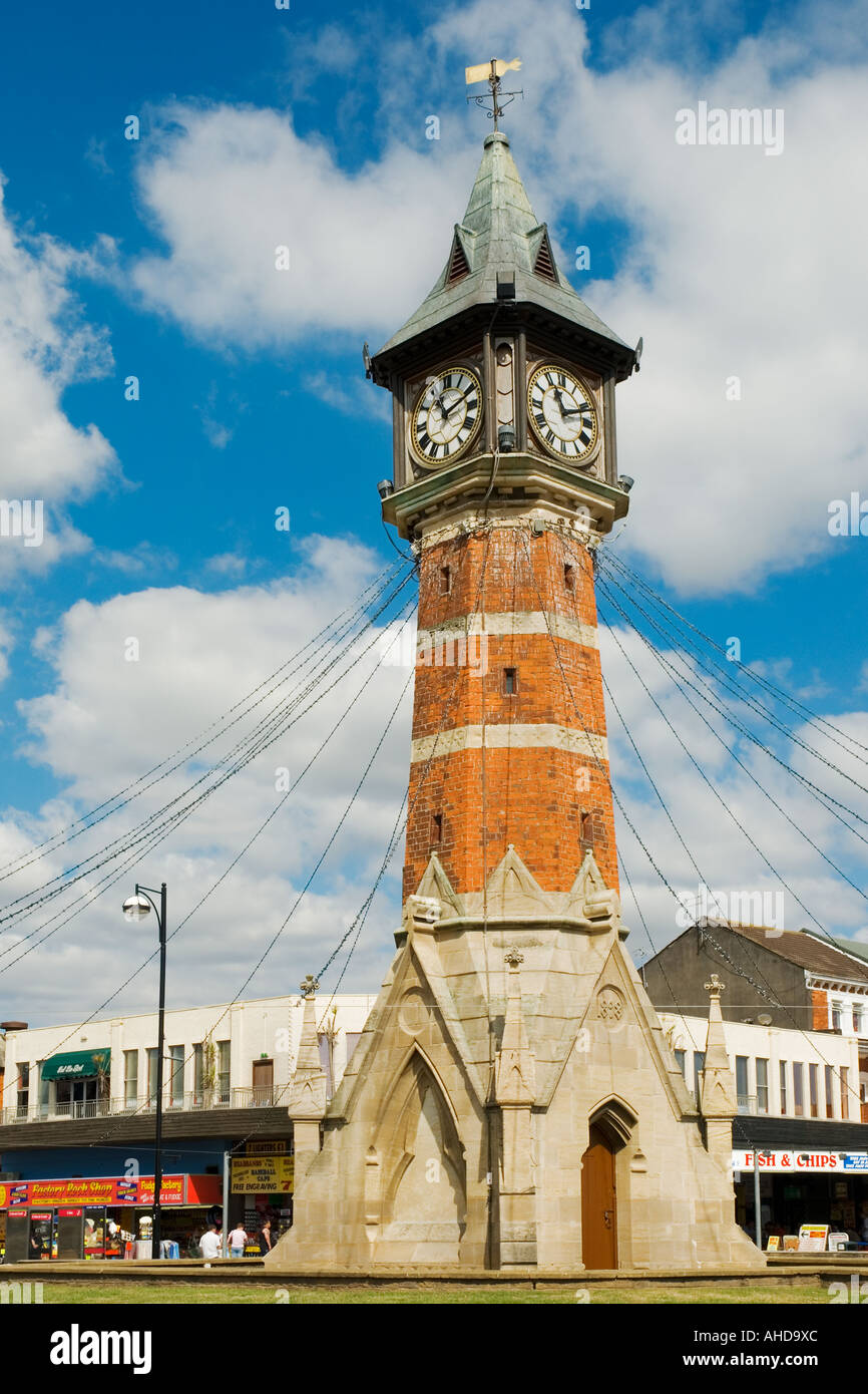Torre dell Orologio Skegness Lincolnshire Inghilterra Foto Stock