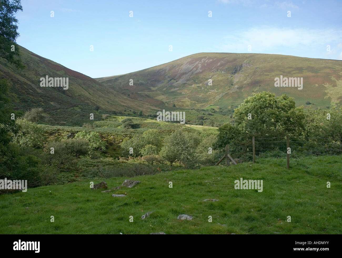 Carneddau colline vicino Aber cade il Galles del Nord Foto Stock