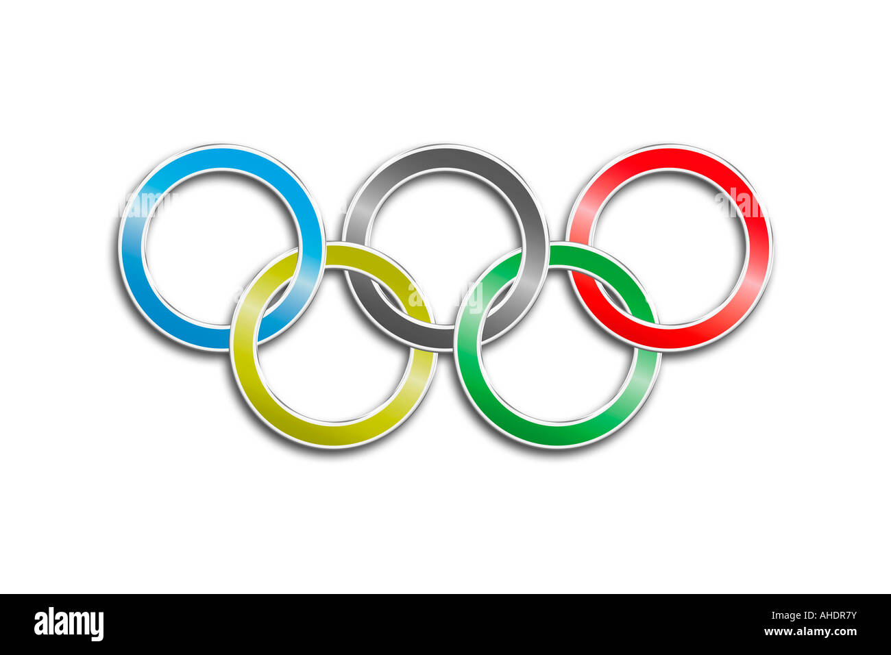 Simbolo olimpico Foto Stock