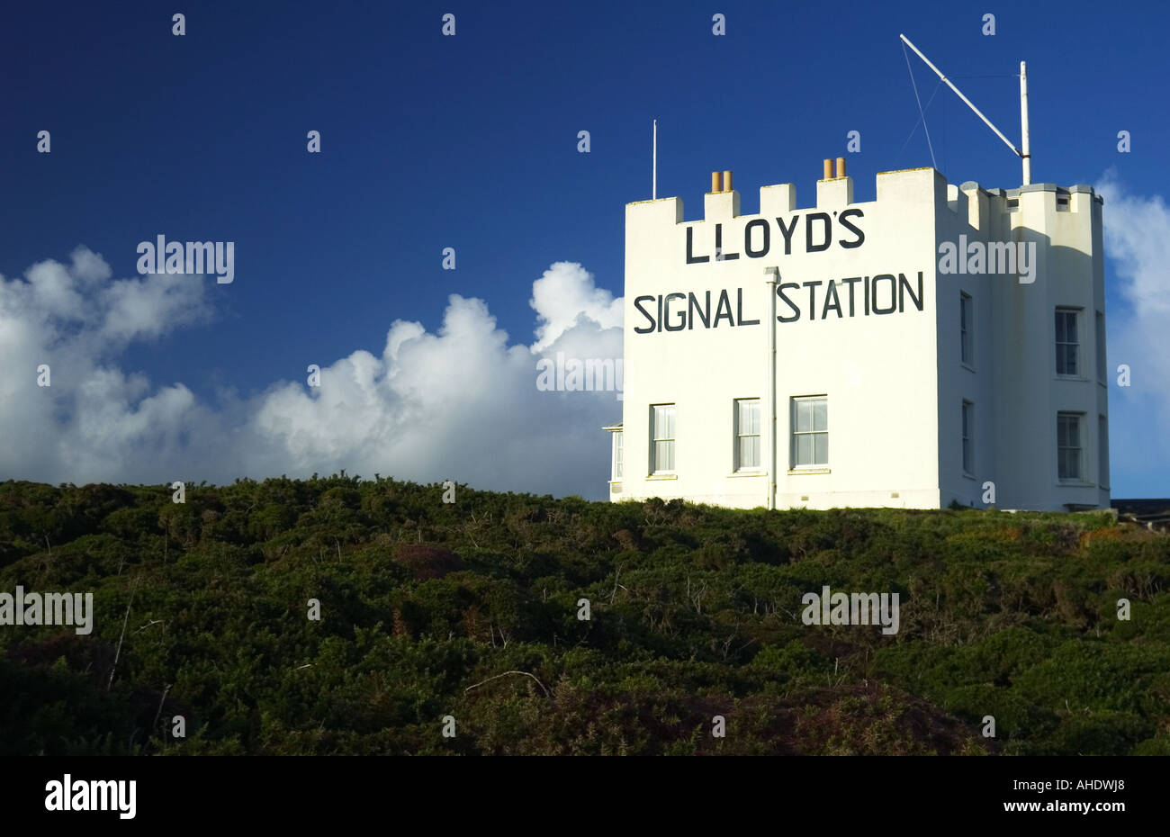 Lloyd's stazione di segnale Foto Stock