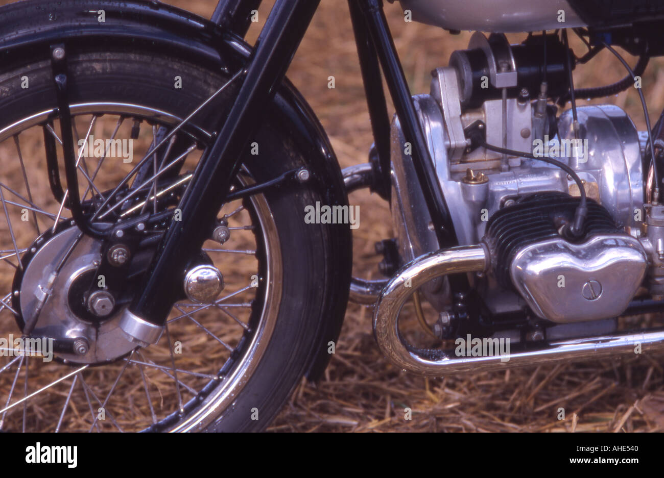 Classic British Douglas motociclo Foto Stock