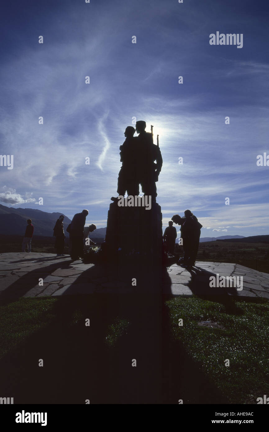 Commando Memorial vicino a Spean Bridge Inverness Shire Foto Stock