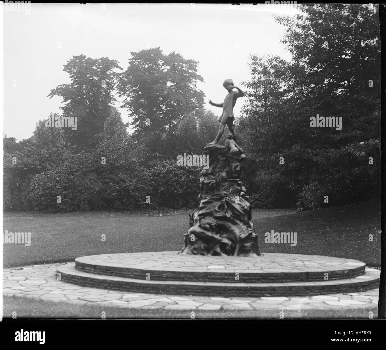 Peter Pan statua Foto Stock