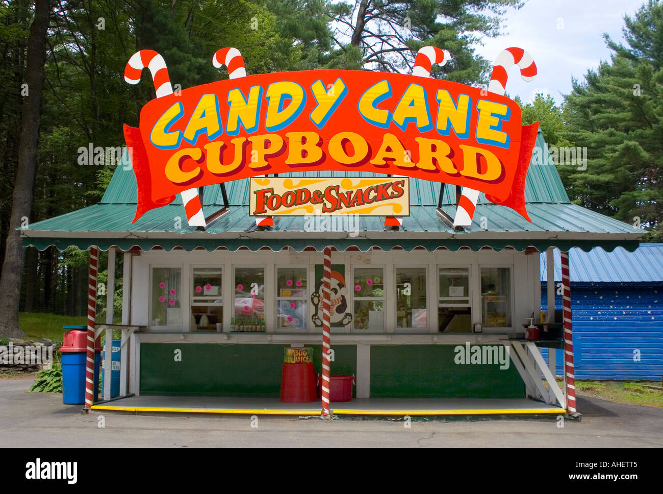 Il Candy Cane armadio a Santa terra USA a Putney Vermont Foto Stock