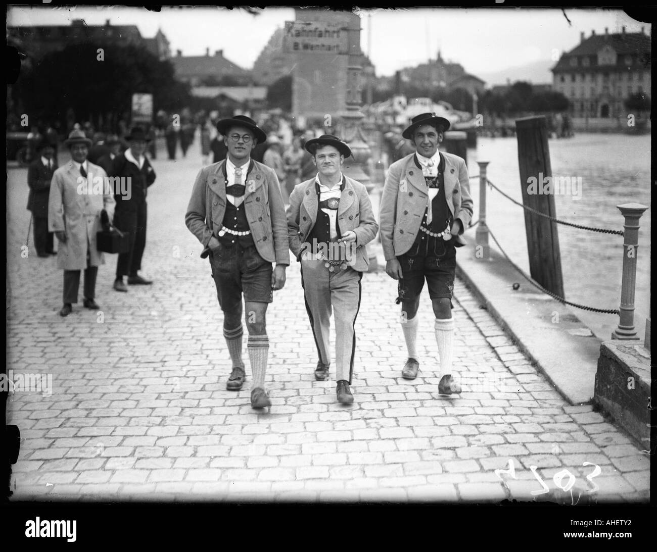 Costumi tirolesi Foto Stock