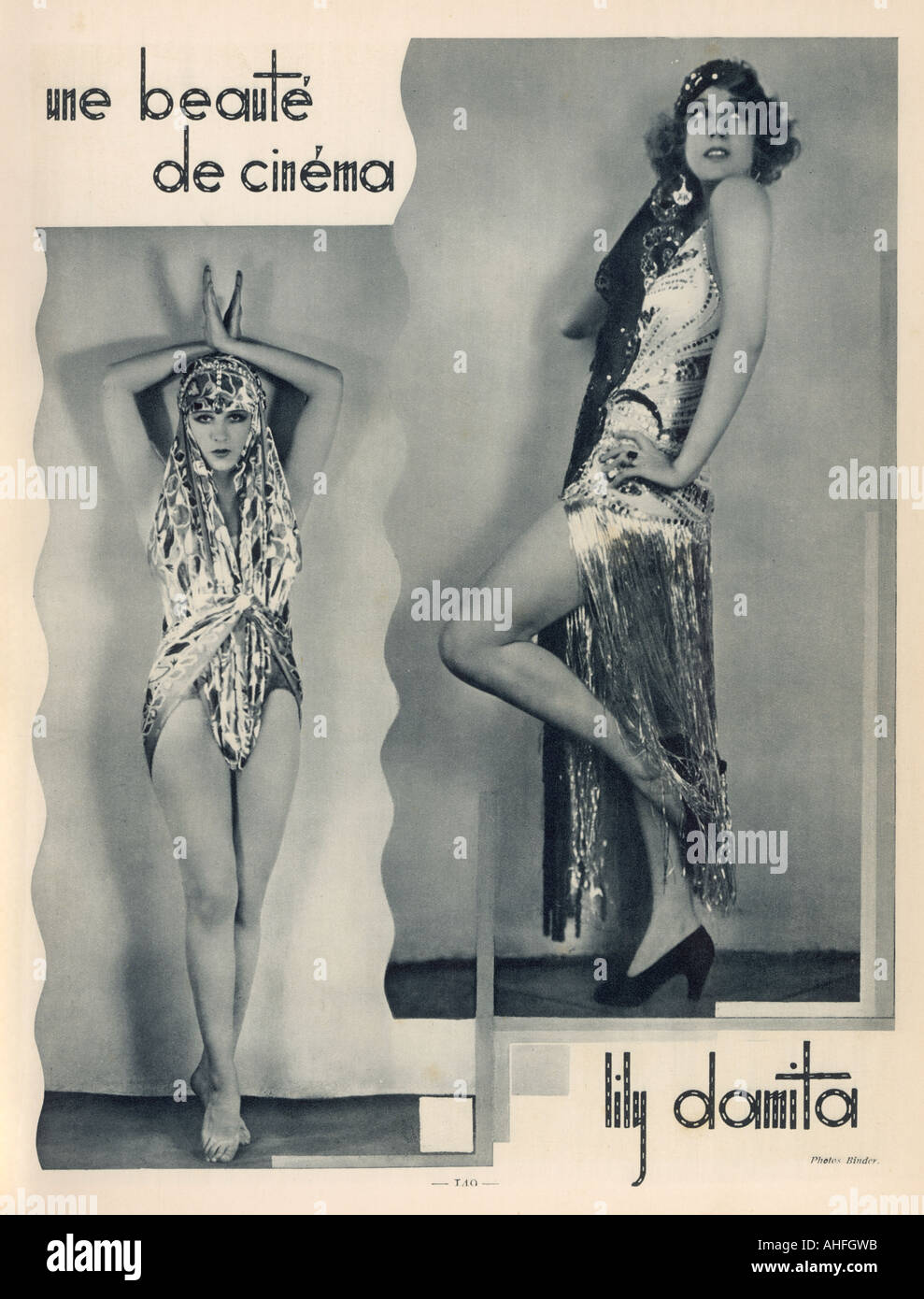 Lily Damita Beaute Foto Stock