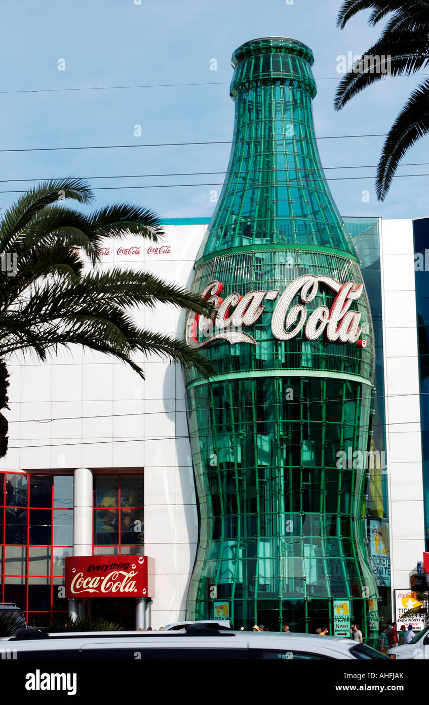 Coca Cola shop sulla Strip di Las Vegas Foto Stock