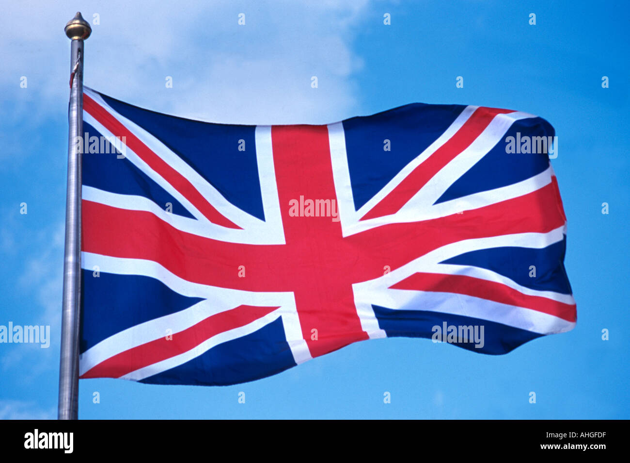 La Union Jack Flag Foto Stock