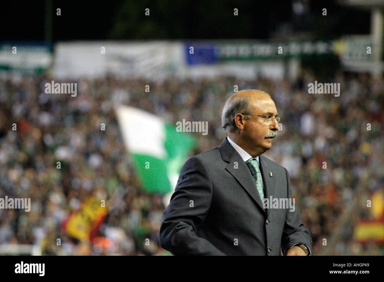 Lorenzo Serra Ferrer Real Betis coach Foto Stock