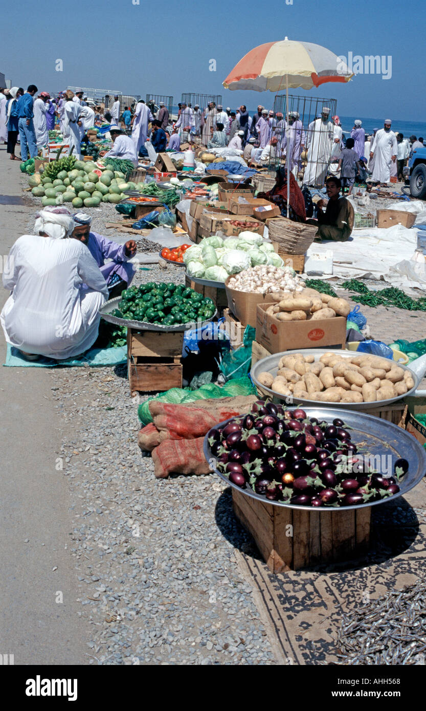 Mare Mercato a Barka in Oman Foto Stock