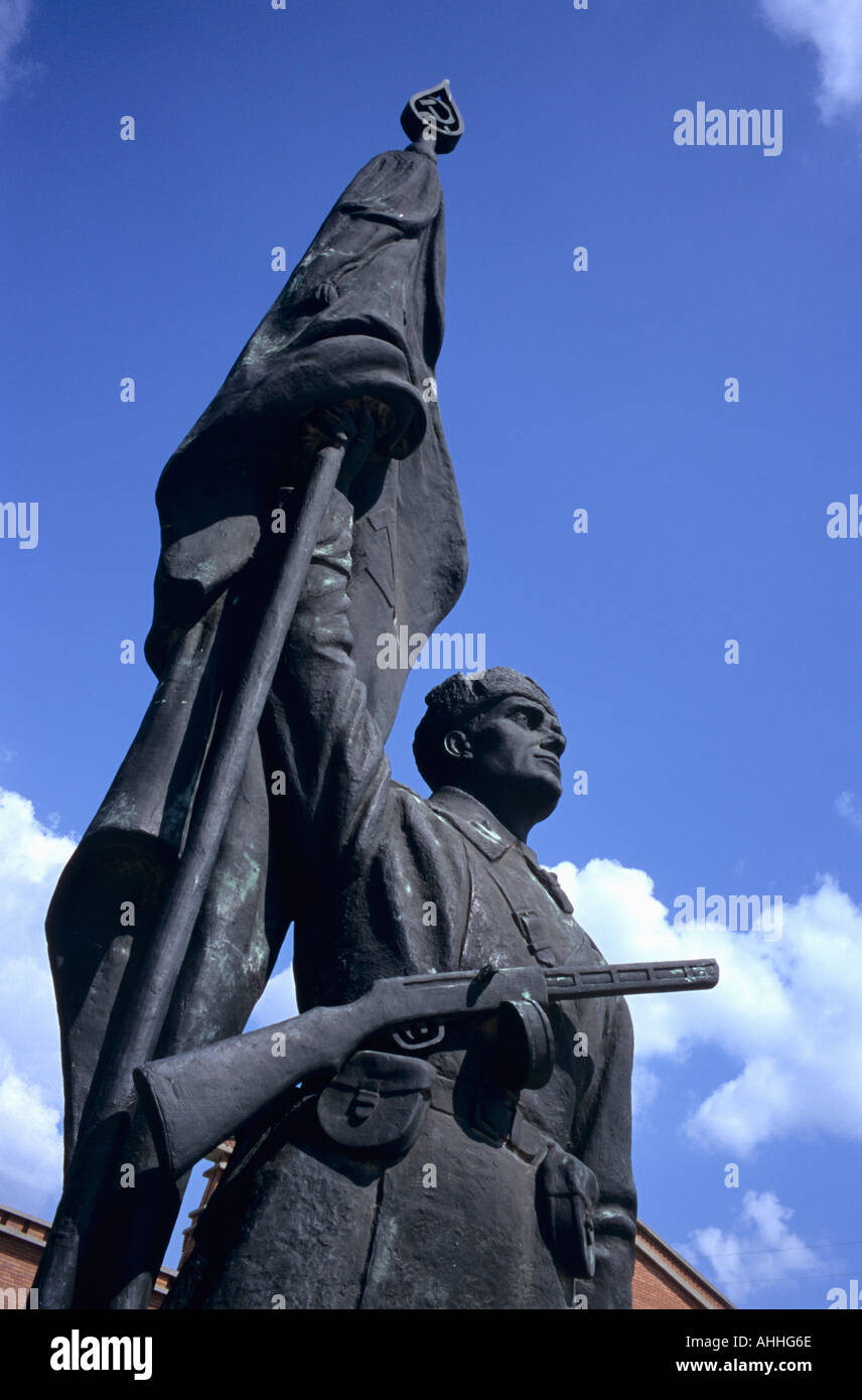 Parco delle Statue di epoca comunista statue asportate dalla città, Budapest Foto Stock