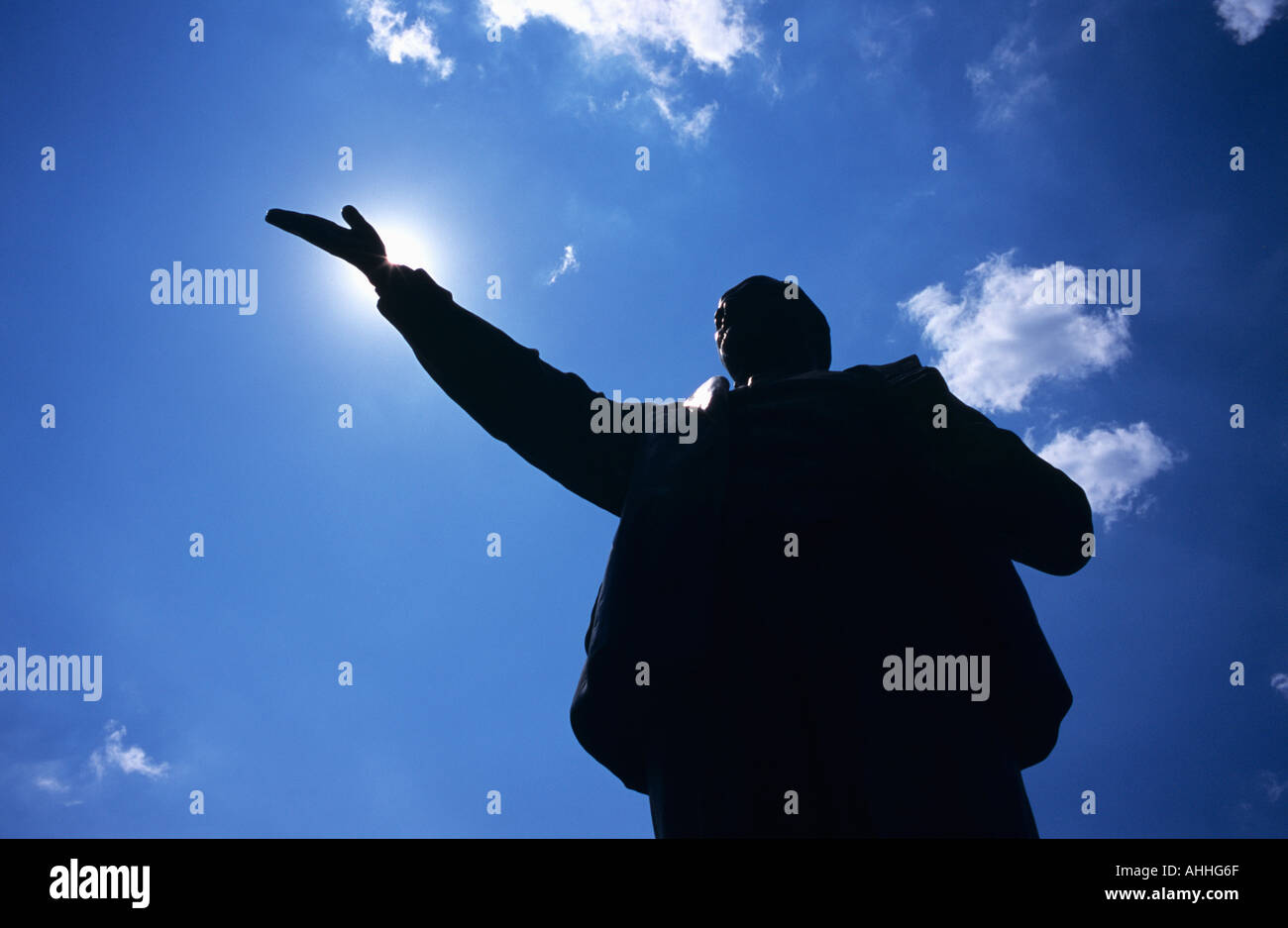 Parco delle Statue di epoca comunista statue asportate dalla città, Budapest Foto Stock