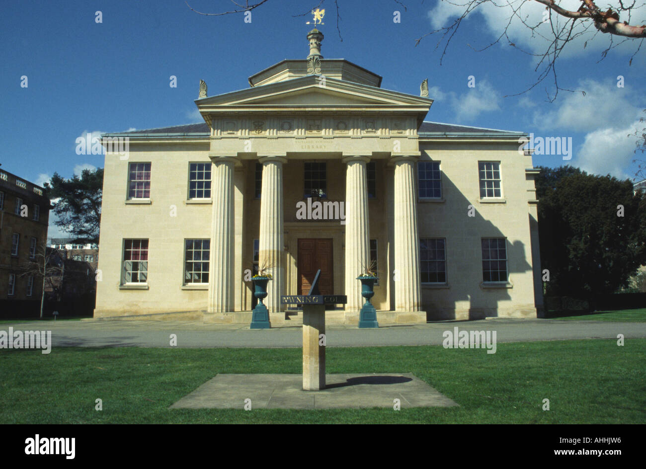 Maitland Robinson biblioteca di Downing College di Cambridge, Inghilterra Foto Stock