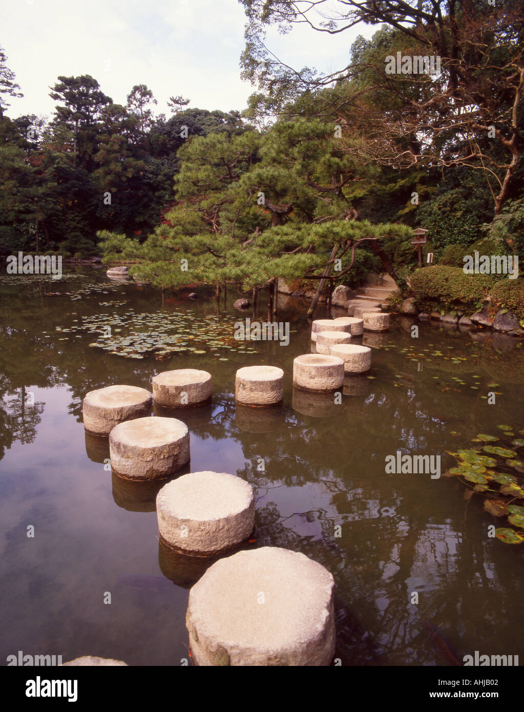 Giappone Kyoto Santuario Heian garden Foto Stock
