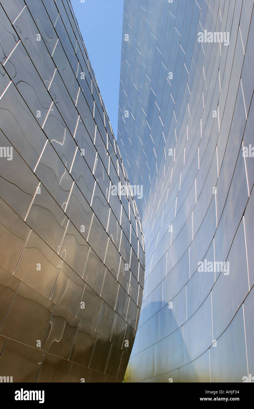 Walt Disney Concert Hall in Downtown Los Angeles California USA Foto Stock
