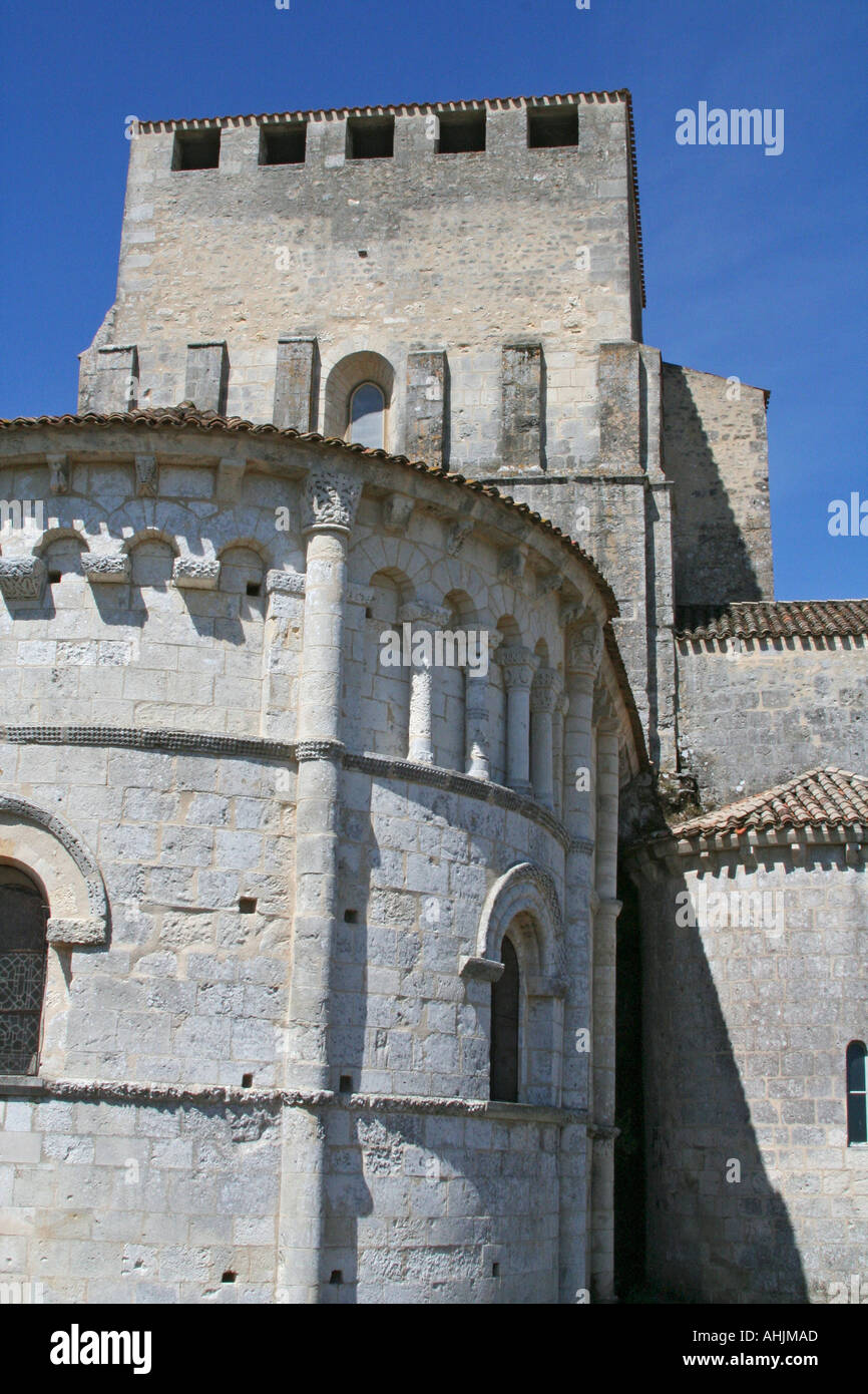 Chiesa di Mornac sur Seudre Francia Foto Stock