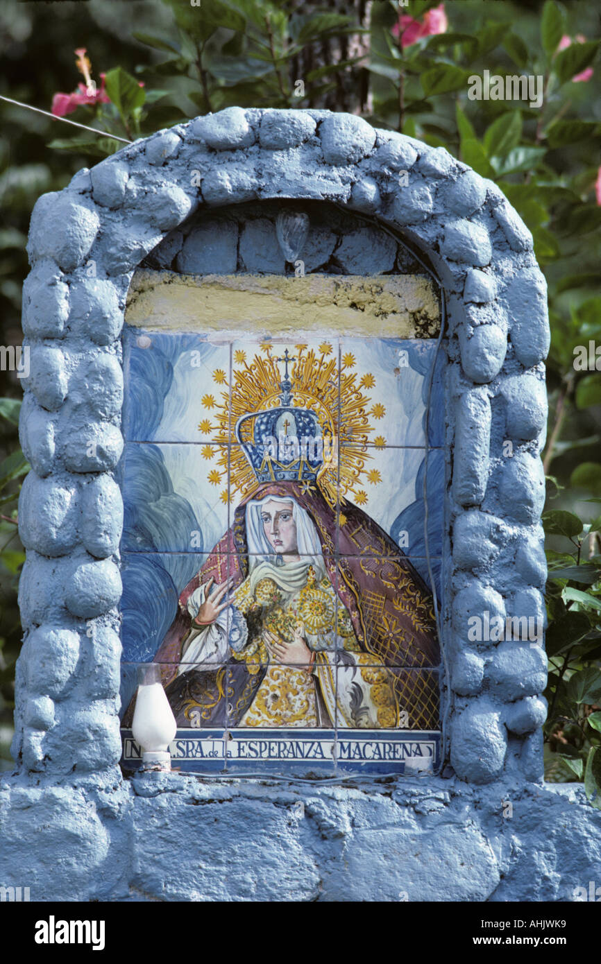 Panama Santiago religioso santuario di Maria Vergine lungo la Pan American Highway nella nazione prevalentemente cattolica Foto Stock