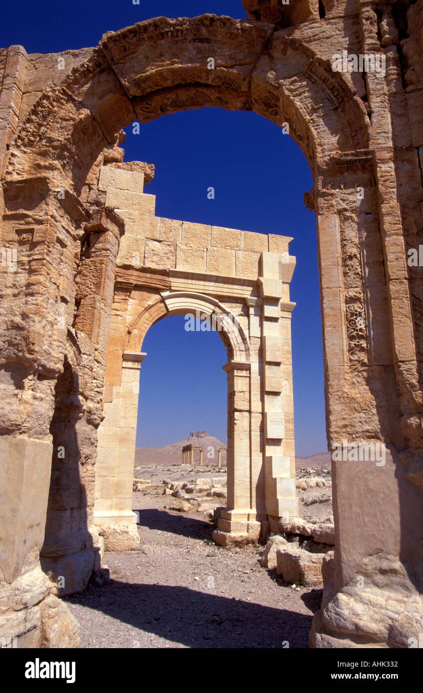 Palmyra o tadmor, Siria Foto Stock