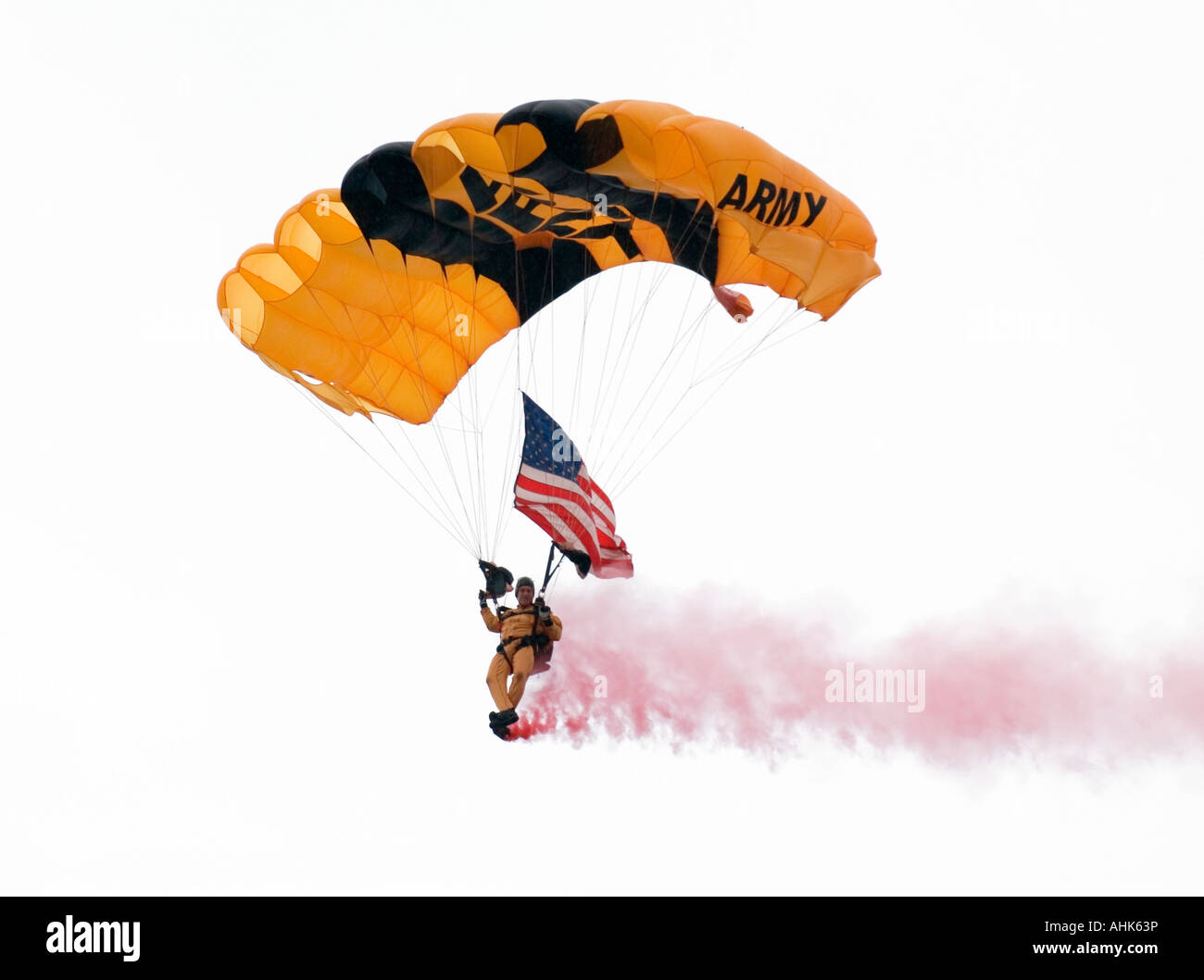 US Army Parachutist Foto Stock